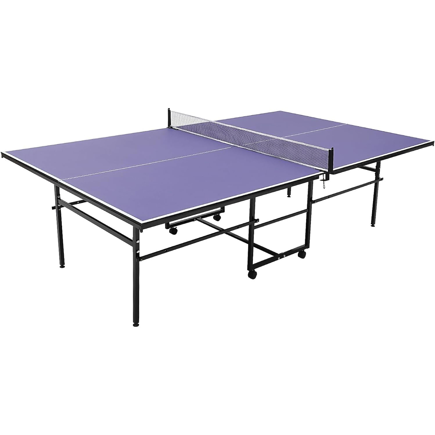 Badminton Single - 8 Fuß tragbarer Ping-Pong-Tisch, professionelles Spiel