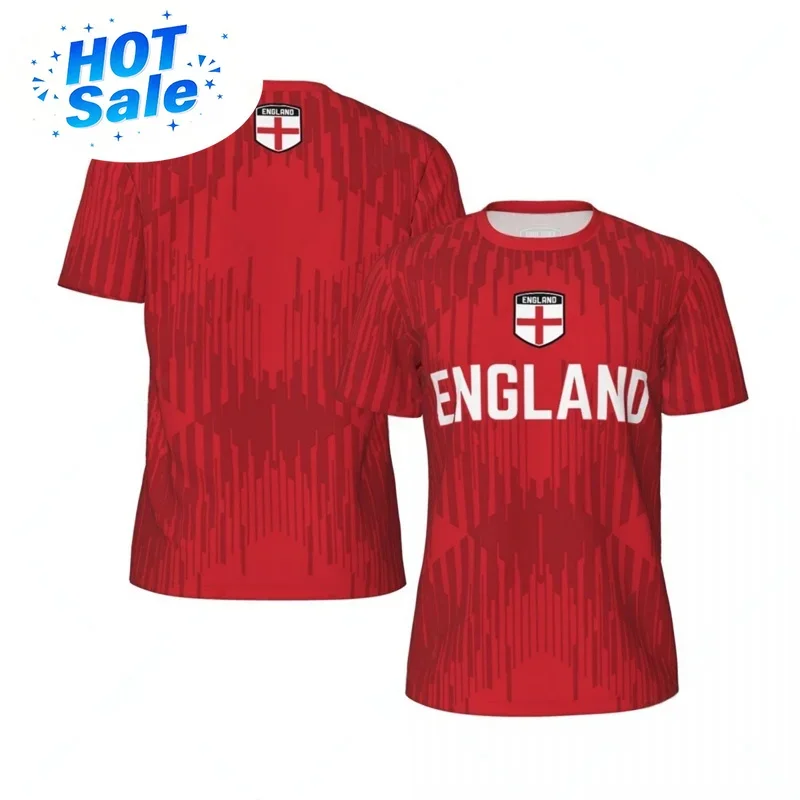 Badminton England - England Fußball-T-Shirt für Herren, schnell trocknend,