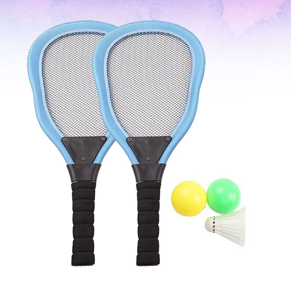 Badminton Racket - 5-teiliges Strand-Schlägerset aus Stoff, bestehend aus