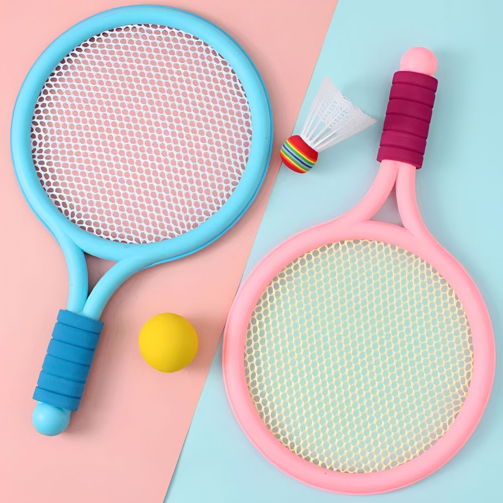 1 Set Badminton-Tennisschläger – Badminton Video Bewertung und Preis