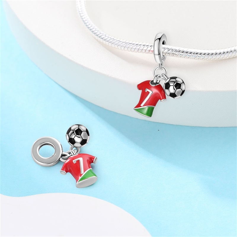 Modisches 925er Silber-Fußball – Badminton Rank Bewertung und Preis